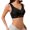 Black, variant on Unlined Full Coverage Cloud Soft Bra for Plus Size Women Comfortable Daily Underwear