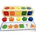 thumbnail image 3 of Dailyfunn Montessori Toys Color&Shape Sorting Learning Matching Box para bebés pequeños de 1 a 3 años, 3 of 7