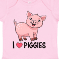 thumbnail image 4 of Inktastic I Love Piggies- Cute Pig Boys or Girls Baby Bodysuit, 4 of 5