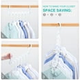 FLONOZZ Magic Hangers 8 Pack Hanger Organizer Space Saving Cascading