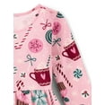 thumbnail image 2 of The Children's Place Baby & Toddler Girls Long Sleeve Printed Babydoll Dress, Sizes 6M-5T, 2 of 3