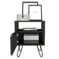 thumbnail image 3 of Boahaus Huelva Nightstand, 1 Drawer, Manufactured Wood, Black, 3 of 5