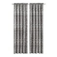 thumbnail image 4 of Simple Elegance by Ben&Jonah Floral Bliss Window Curtain Valance - 52"W x 17"L - Grey, 4 of 5