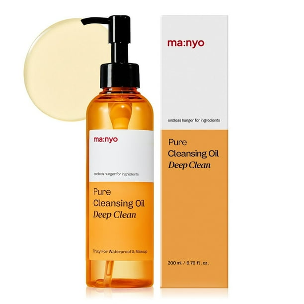 Aceite Limpiador Limpiador Facial Coreano, Derretimiento De Puntos Negros, Eliminación Diaria De Maquillaje Con Aceite De Argán, Para Mujeres Cuidado De La Piel Coreana (Limpieza Profunda) 200ml