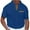 Blue, variant on WREESH Men's Summer Waffle Shirts V-Neck Sports Pullover Short Sleeve Top T-Shirts with Pockets for Convenience and Athletic Blue