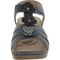 thumbnail image 2 of Good Choice Womens Beck Floral Open Toe Wedge Sandals, 2 of 3