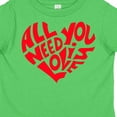 thumbnail image 4 of Inktastic All You Need is Love Red Heart Shape Boys or Girls Toddler T-Shirt, 4 of 5