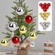 thumbnail image 1 of Ganfancp 4Cm6Pc Chapado de Navidad Bola de Navidad Ventana Árbol de Navidad Diseño Árbol de Navidad Colgante Liquidación Ventas Hoy Ofertas Prime 6X Bolas de Navidad, 1 of 7