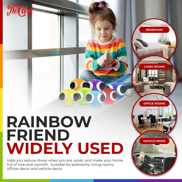 TwCare Rainbow Friends 3 Pack Plush Toy, Soft Stuffed Animal