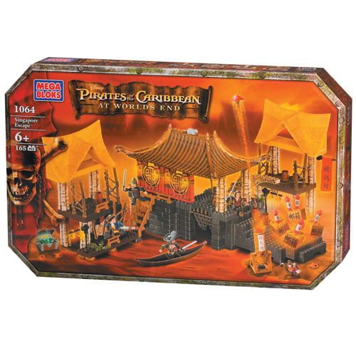 Mega Bloks Pirates of The Caribbean at Worlds End Singapore Escape 1064 98 for sale online 