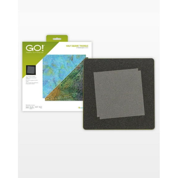 Accuquilt GO! Half Square Triangle-6" Finished Square die