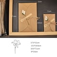 thumbnail image 2 of SEWCHICS Handmade Elegant Dried Flower Greeting Cards, 18pcs Assorted Colors, Perfect for Business and Personal Use, 2 of 8