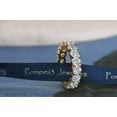 thumbnail image 4 of Pompeii 4Ct Diamond Eternity Wedding Ring Lab Grown Diamond 14k Yellow Gold (FG,VS2-SI1), 4 of 4