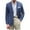 42 Blue, variant on guisaled Men's Sport Coats and Blazers Slim Fit Business Casual Jackets Two Buttons Notched Lapel Lightweight Suit Jackets with Pockets s