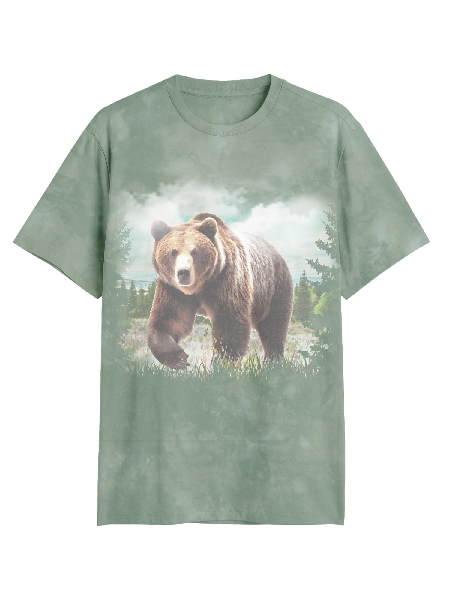 Forest Bear, Men's & Big Men's Graphic Tee Shirt, Sizes S-3XL