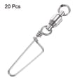 thumbnail image 3 of Unique Bargains 114LBS Roulement à Billes en Acier Inoxydable Pêche Snap Pivotants, 20 Pack, 3 of 5