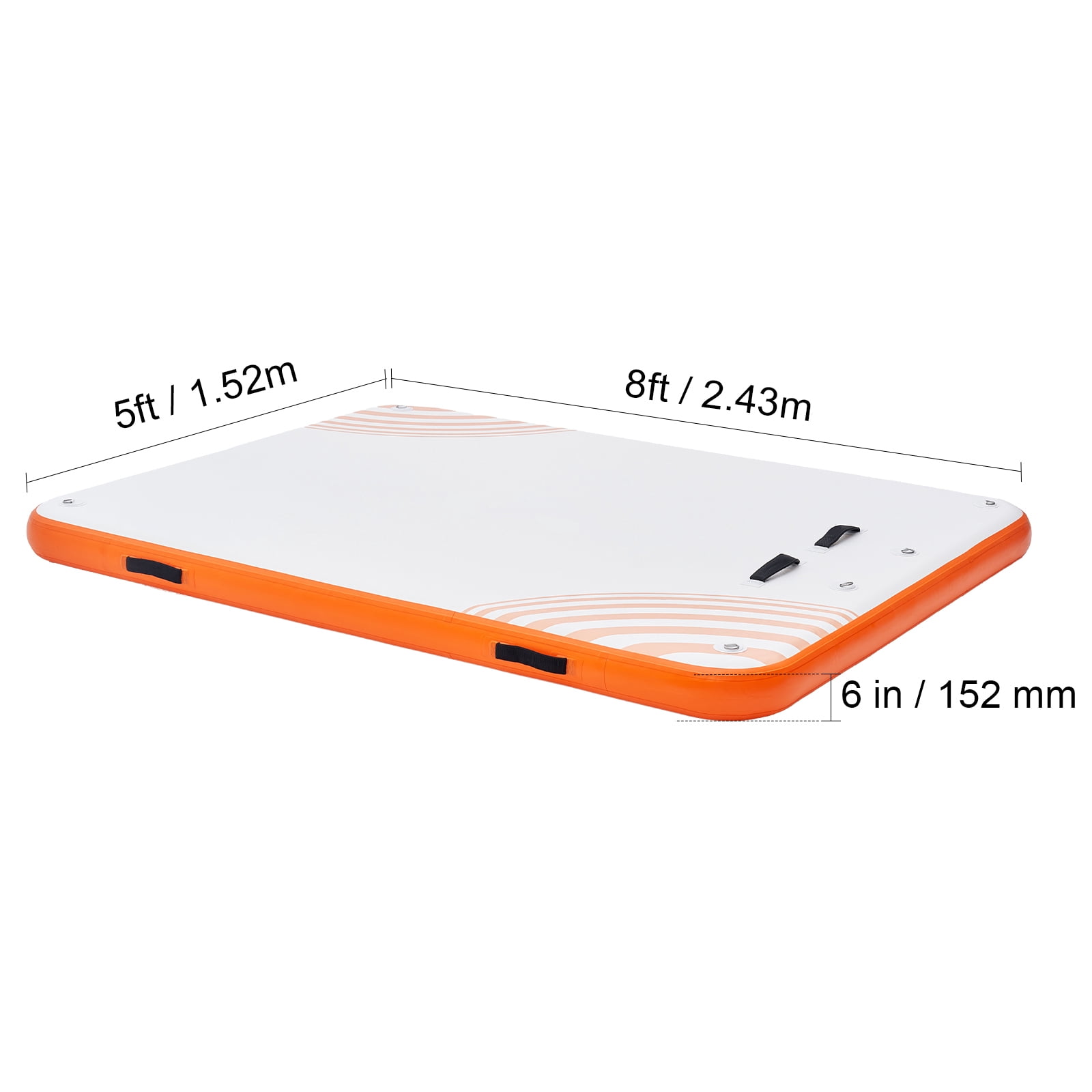 SKYSHALO PVC Inflatable Heavy Floating Dock 6inches 8ft 5ft