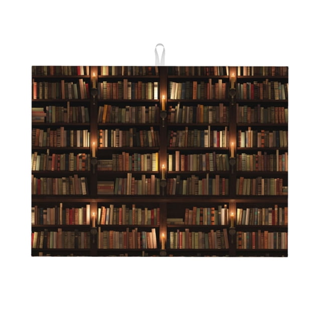 Balery Bookshelves Alfombrilla de Secado para Cocina, 18x24 Pulgadas, Súper Absorbente para Platos y Encimeras