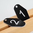 thumbnail image 5 of StayMax ABS Motel Hotel Room Number Tag (1-25, Black), 5 of 5