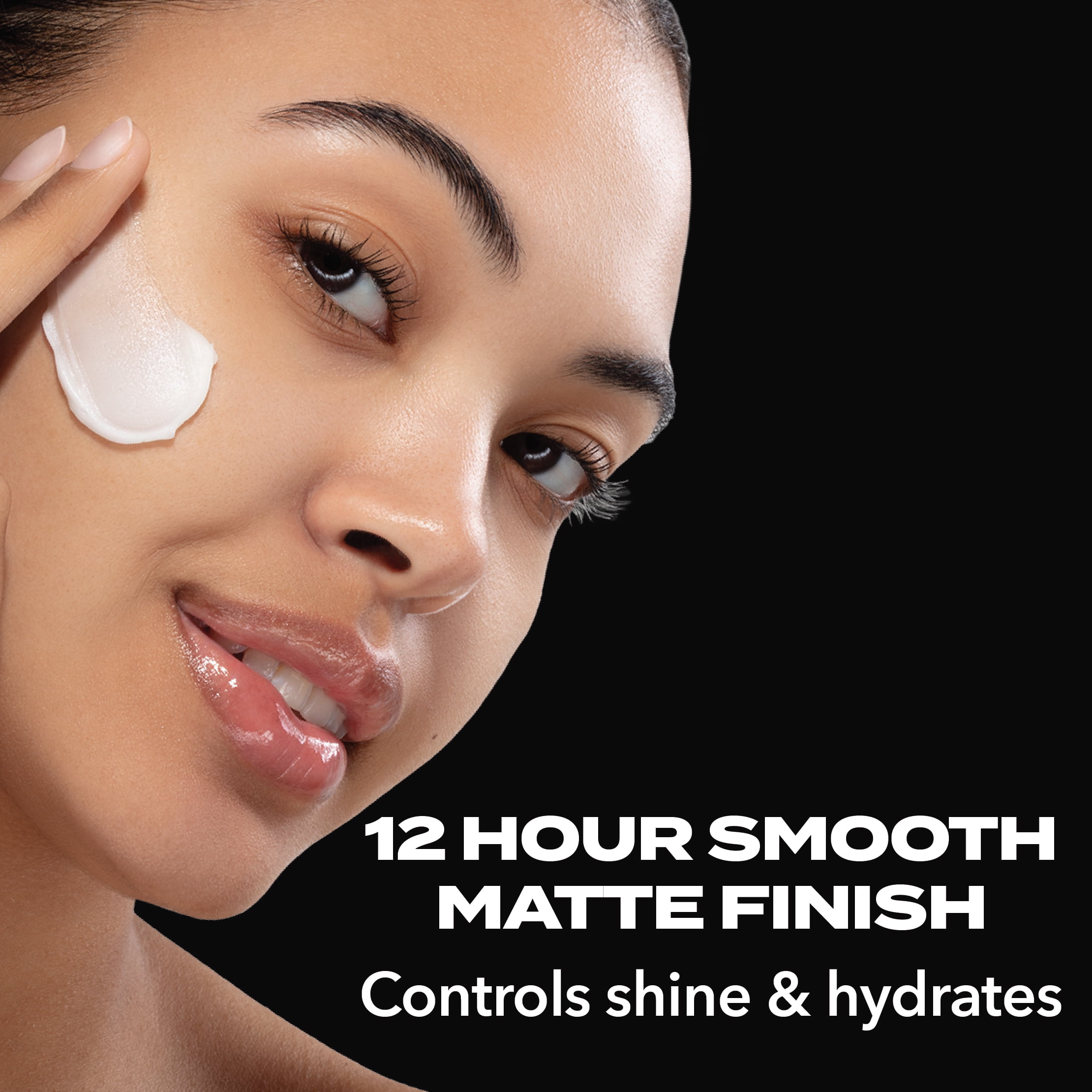 Hard Candy Matte On Lock Base de teint anti-brillance à base d'eau, contrôle du sébum, argile de kaolin, tenue 12 h 1.52 fluid ounces