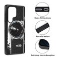 thumbnail image 2 of WIRESTER Shockproof Soft Rubber Cover Case for Samsung Galaxy S25 Ultra 6.8" 2025, Retro Vintage Camera Zoom, 2 of 5