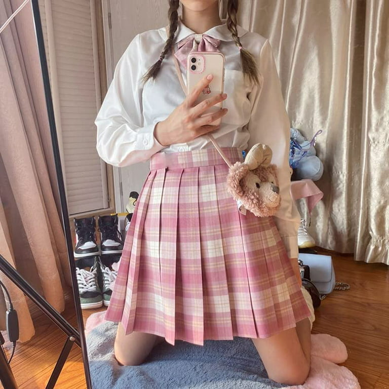 DanceeMangoos Kawaii Clothes Japanese Skirt Sets Women 2 Piece Outfits  Kawaii Clothing for Girls Kawaii Skirt Set