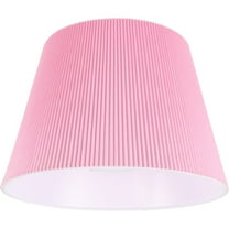 WHAMVOX Metal Frame Fabric Lampshade White for Bedroom Desk Lamp 1Set 12x12in