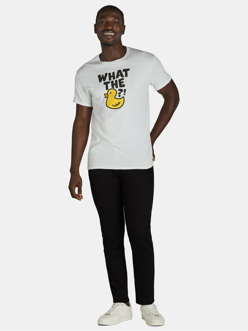 【新品未開封】細野晴臣 Beijing duck Tee XL Humor Men's and Big Men's What the Duck Graphic Tee with Short