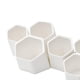 thumbnail image 5 of Caja de almacenamiento hexagonal para lápices, estantes multifuncionales para colgar en la pared, decoración blanco, 5 of 5