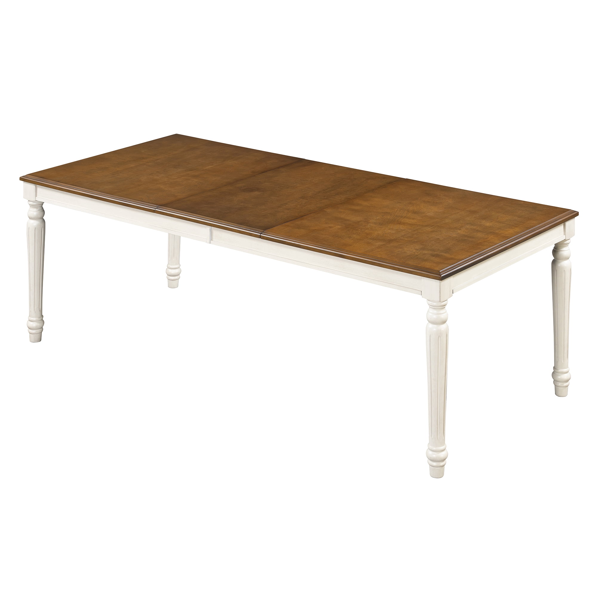 Euroco 78.7" Rectangular Modern Dining Table for 6-8 Person, Wood Kitchen Table with Turned Legs for Dining Room,Natural