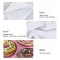 thumbnail image 2 of Yayeee Kitchen Hanging Hand Towels Set of 2 with Loop Bathroom Absorbent Tie Towel, Cute Doughnuts Pattern, 2 of 7