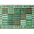 thumbnail image 1 of Ahgly Company Indoor Rectangle Persian Turquoise Blue Traditional Area Rugs, 6' x 9', 1 of 4
