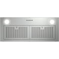 thumbnail image 4 of Streamline 28 in. Loreto Convertible Insert Range Hood in Brushed Stainless Steel with Baffle Filters, Push Button Control, LED Lights, 4 of 8