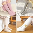thumbnail image 5 of Baby Toddler Girl's Tights 3/4/5 Pack Cable Knit Leggings Little Girls Seamless Stockings Bows Cotton Pantyhose, 5 of 7