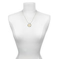 thumbnail image 3 of Delight Jewelry Goldtone Te Quiero Disc Gymnastics Ring Charm Necklace, 18", 3 of 4
