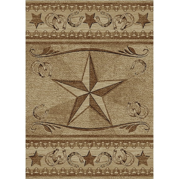 Mayberry Rug AD9621 2X4 2 x 4 ft. Wedge American Destination Abilene Area Rug, Antique