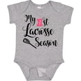 thumbnail image 3 of Inktastic My 1st Lacrosse Season Girls Baby Bodysuit, 3 of 5