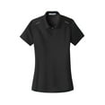 thumbnail image 5 of Port Authority Women's Pinpoint Mesh Zip Polo. L580, 5 of 6