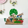 thumbnail image 5 of Yuedong Home Decor Ornaments Gifts Decorative Rabbits Craft Easter Crafts Embellishments Handicraft Decoration Creative DIY Wood, 5 of 13