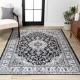 thumbnail image 5 of JONATHAN Y MODERN PERSIAN 5 x 8 Area Rug, Palmette Floral - Cream/Gray/Black, MDP503B-5, 5 of 9