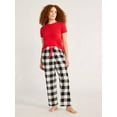 thumbnail image 2 of Joyspun Women's Flannel Sleep Pants, 30” Inseam, Sizes XS-3X, 2 of 5