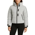 thumbnail image 2 of Womens Premium Puffer Jacket Duck Down 700 Fill Power Light Grey Winter Coat-S, 2 of 9