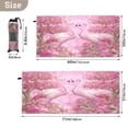 thumbnail image 4 of Quick-Dry Beach Towel 30x60in with Storage Bag, Sand Free Microfiber Towel for Travel, Swimming, Camping Flamingo Love Pink Paradise, 4 of 9