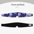 thumbnail image 2 of Wukai Skull starry sky flower leaf Print Sleep Mask - Eye Mask for Sleeping, Ultra Soft and Skin Friendly Full Eye Covers for Women/Men, Perfect Light Blocking Sleeping Mask, 2 of 7