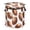 American Footballs, variant on Pop-Up Collapsible Laundry Hamper With Zippered Lid Dual Handles 50L Dark Black Swan on The Beige Background