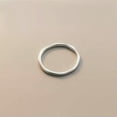 thumbnail image 2 of QQTDFG 925 Sterling Silver Wave Thin Dainty Stackable Pinkie Ring A3174-7, 2 of 8