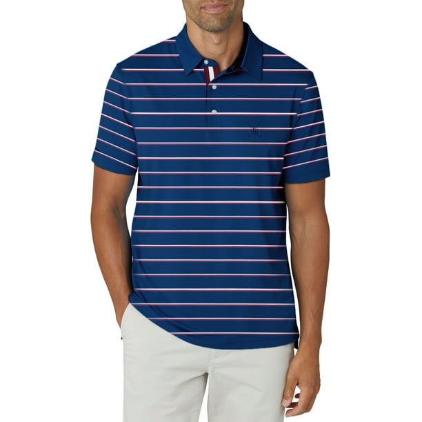 Chaps Men's Performance Golf Striped Polo Sizes S up to 3XL - Walmart.com