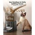 thumbnail image 3 of WiFi Automatic Cat Feeder – App Controlled Smart Dry Food Dispenser with Portion Control, Programmable Feeding Schedule for Indoor Cats & Small Pets, 3 of 4