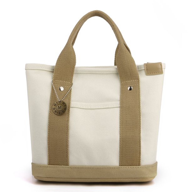 Bolsa de lona Bolsa de almuerzo portátil Bolsa de momia Bolsa de almuerzo simple Bolsa de lona Bolsa de regalo Bolsa de almacenamiento conveniente