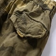 thumbnail image 6 of LYMAYTER‌‌ Men Vintage Cargo Shorts Casual Washed Camo Fishing Hiking for Shorts with Multi Pockets 30-40, 6 of 9